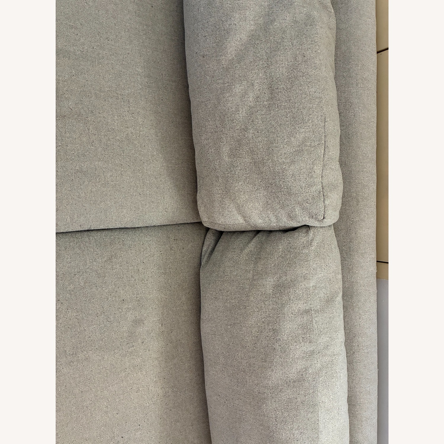 West Elm Urban Sofa - Light Grey Linen - image-5