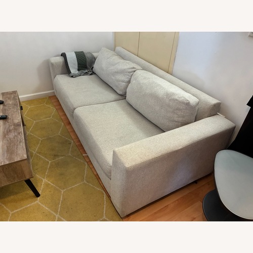 Used West Elm Urban Sofa - Light Grey Linen for sale on AptDeco