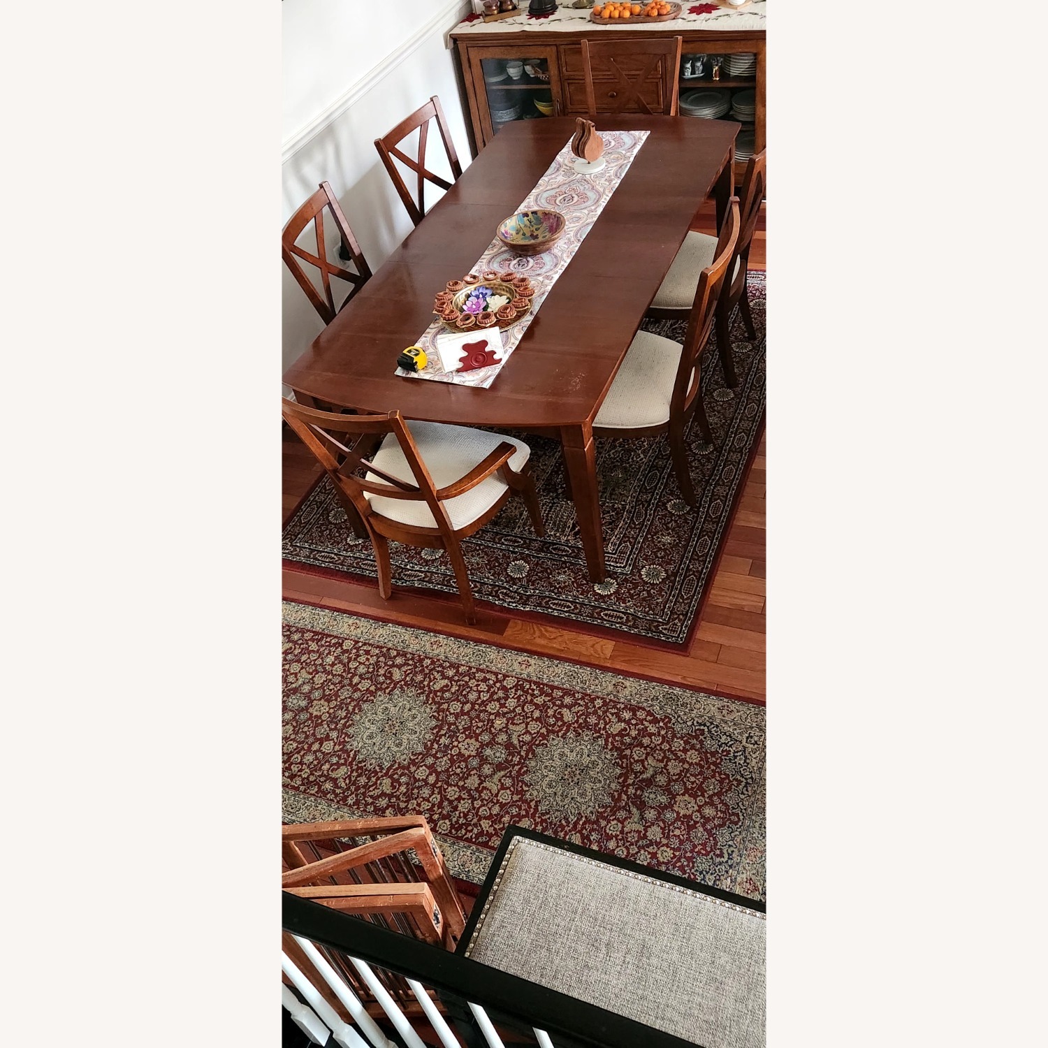 Bassett Dark Brown Wood Dining Set - image-4