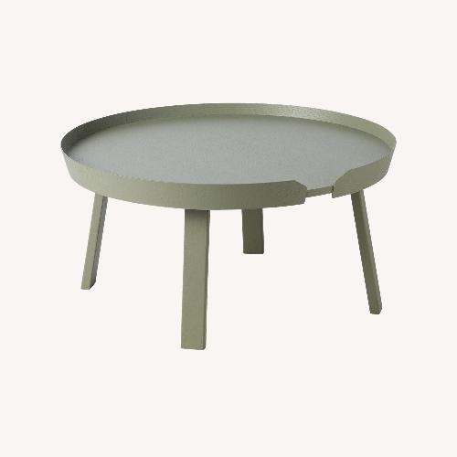 Used Muuto Around Green Wood Coffee Table for sale on AptDeco