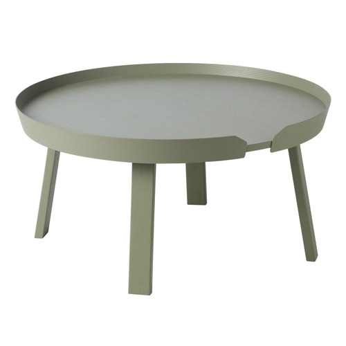 Used Muuto Around Green Wood Coffee Table for sale on AptDeco