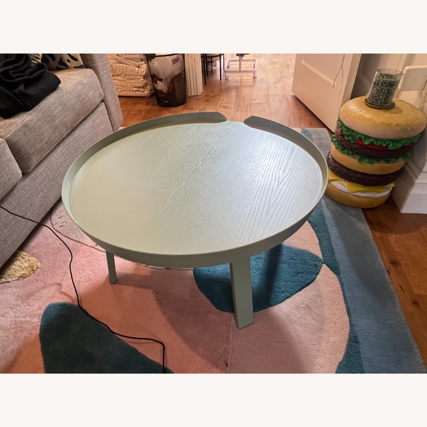 Muuto Around Green Wood Coffee Table - image-6