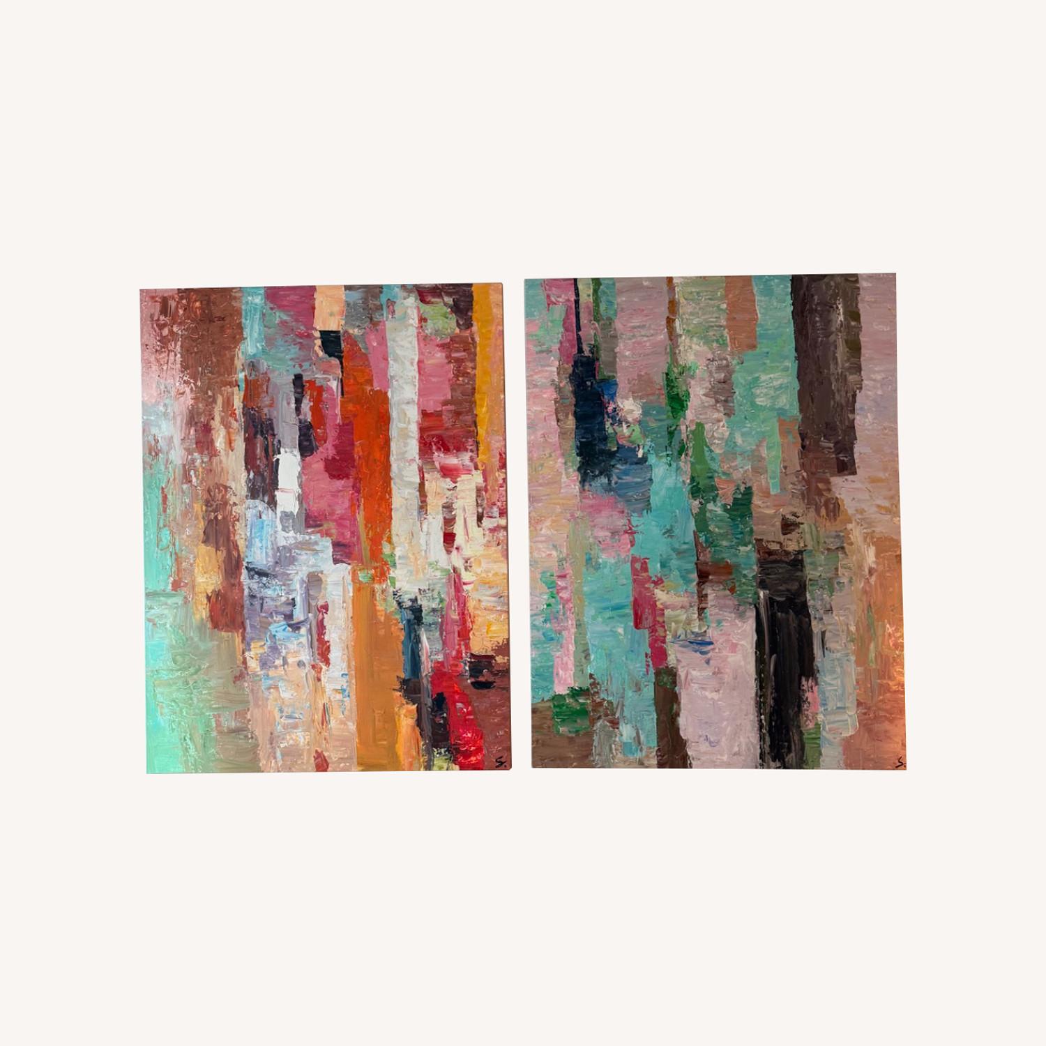 Colorful Extra Large Artwork Art Painting - image-0