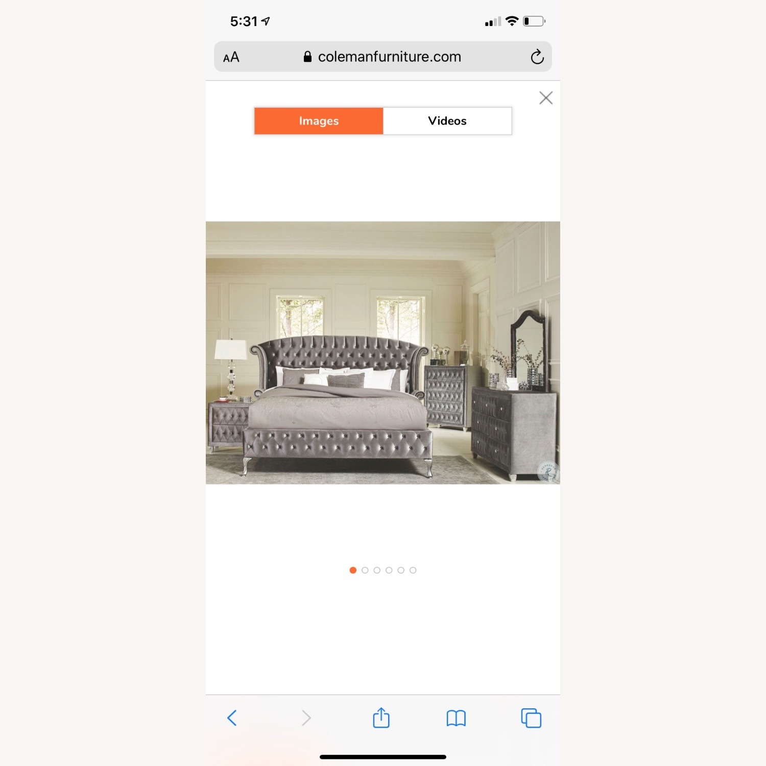 Coleman Furniture Light Gray Dresser - image-2