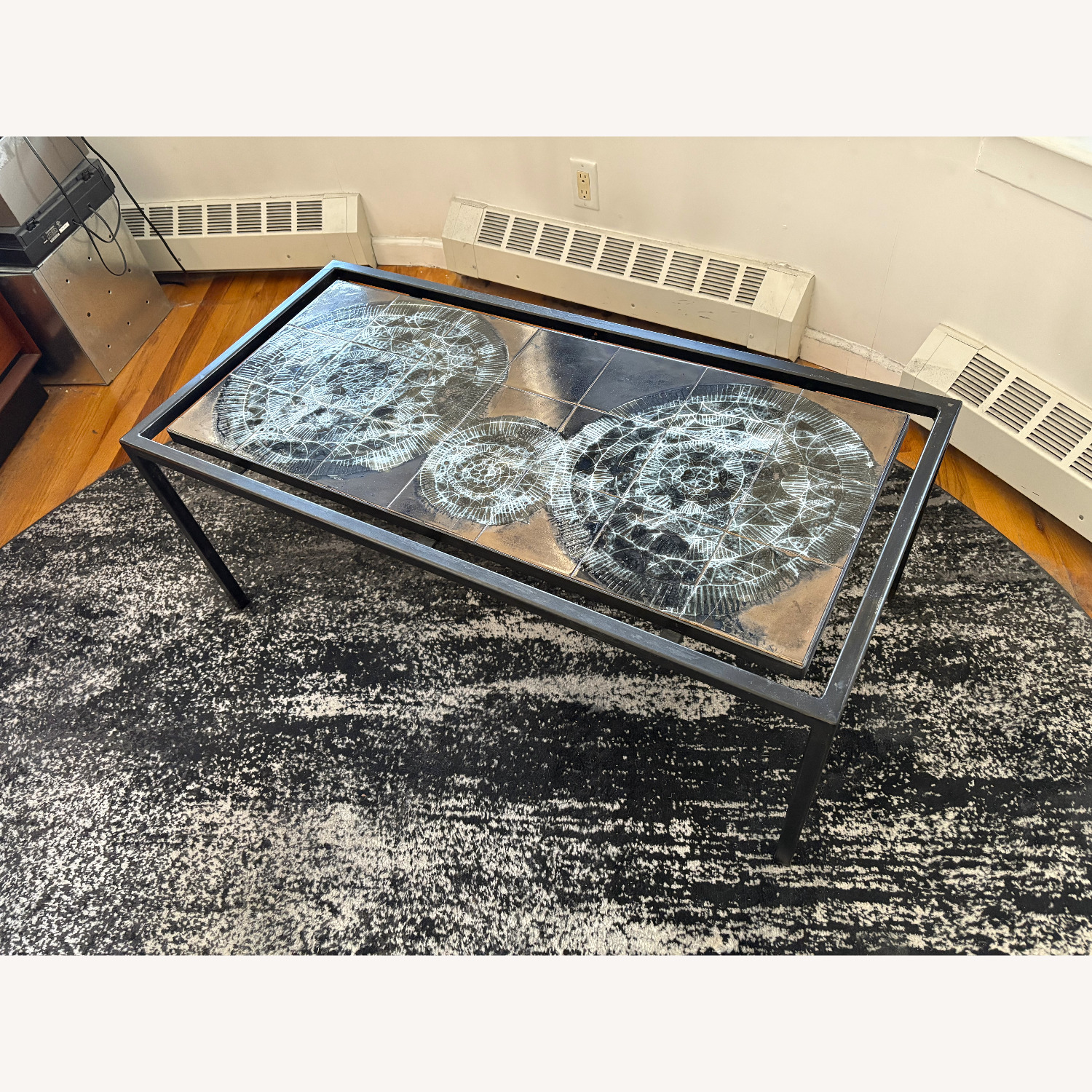 Vintage/Antique Metal Coffee Table - image-1