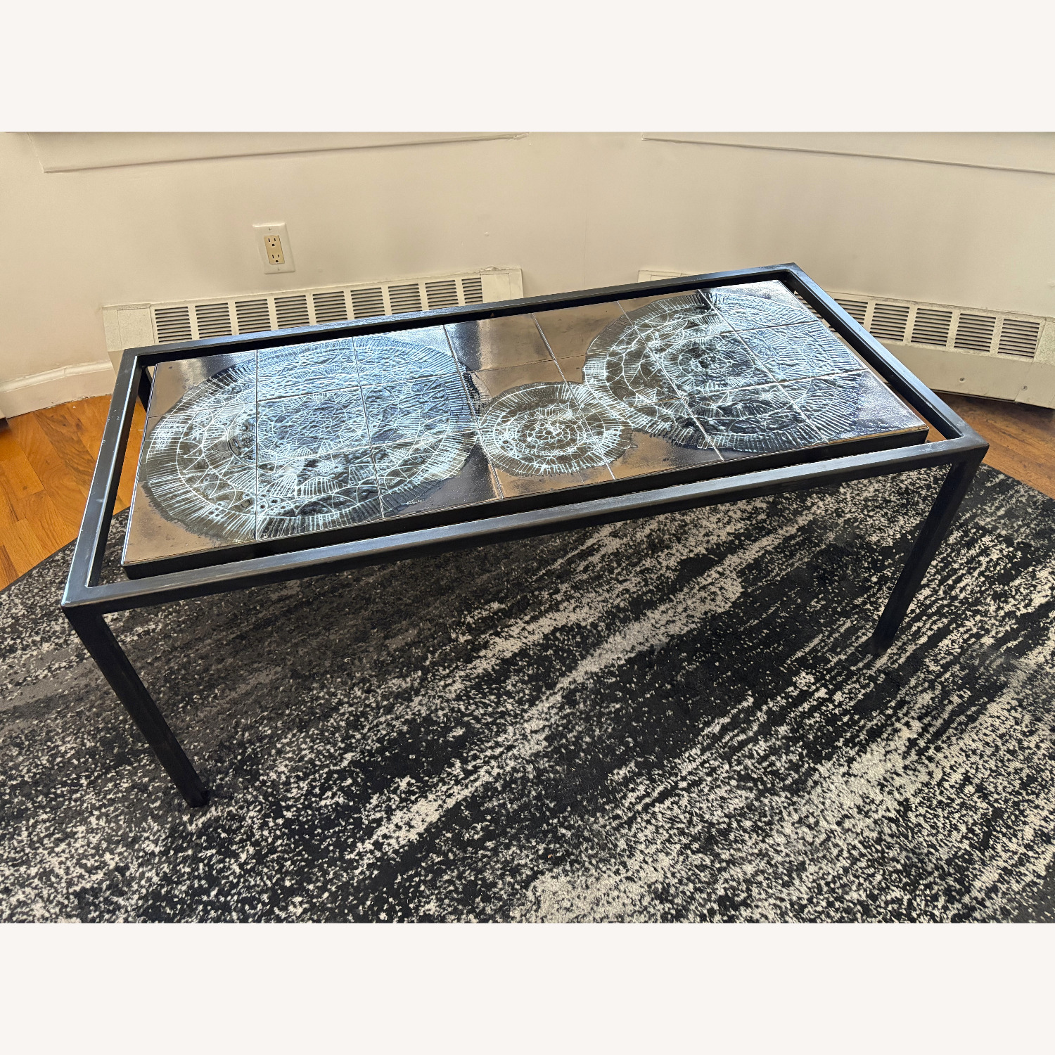 Vintage/Antique Metal Coffee Table - image-5
