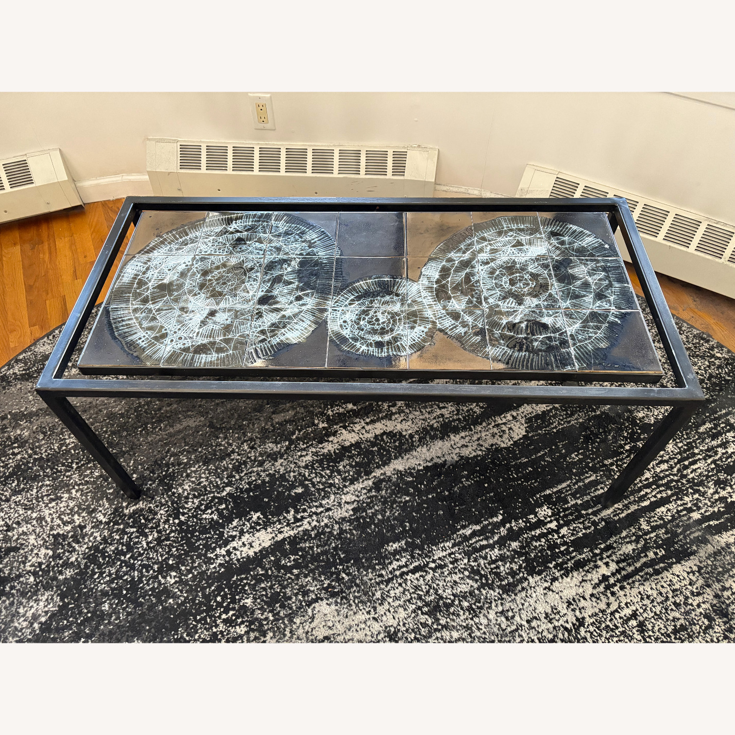 Vintage/Antique Metal Coffee Table - image-4