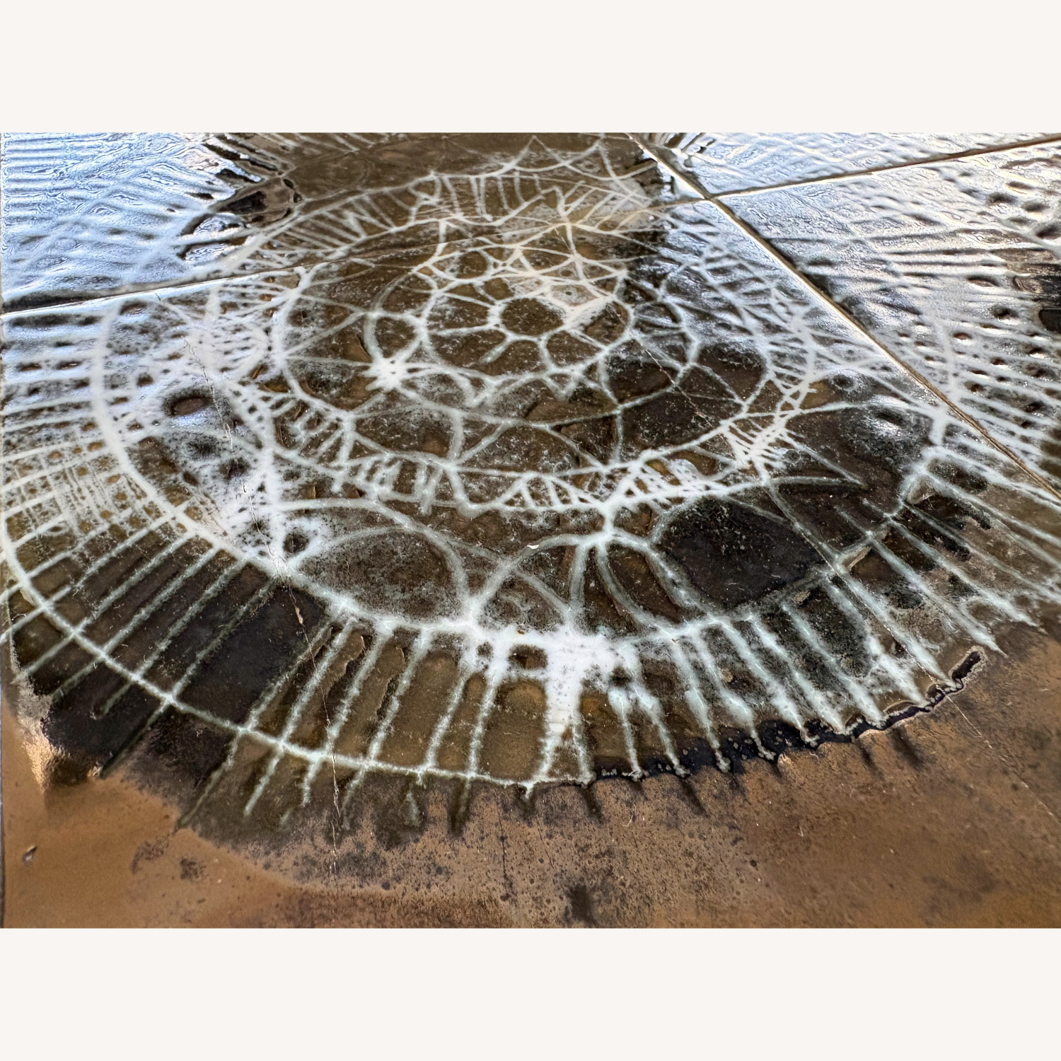 Vintage/Antique Metal Coffee Table - image-14