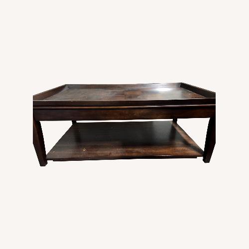 Used Oak Wood Interiors Coffee Table for sale on AptDeco