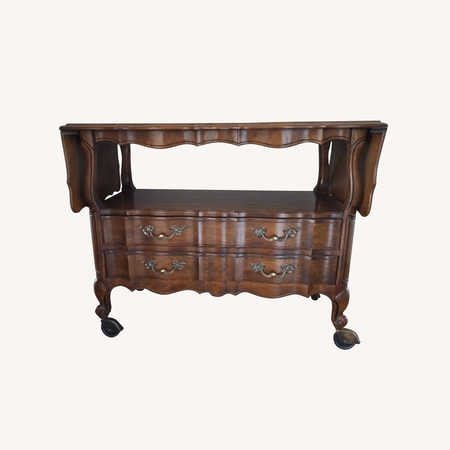 Thomasville Furniture Industries Wood Side Table - image-0