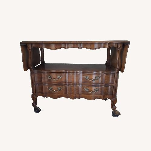 Used Thomasville Furniture Industries Wood Side Table for sale on AptDeco