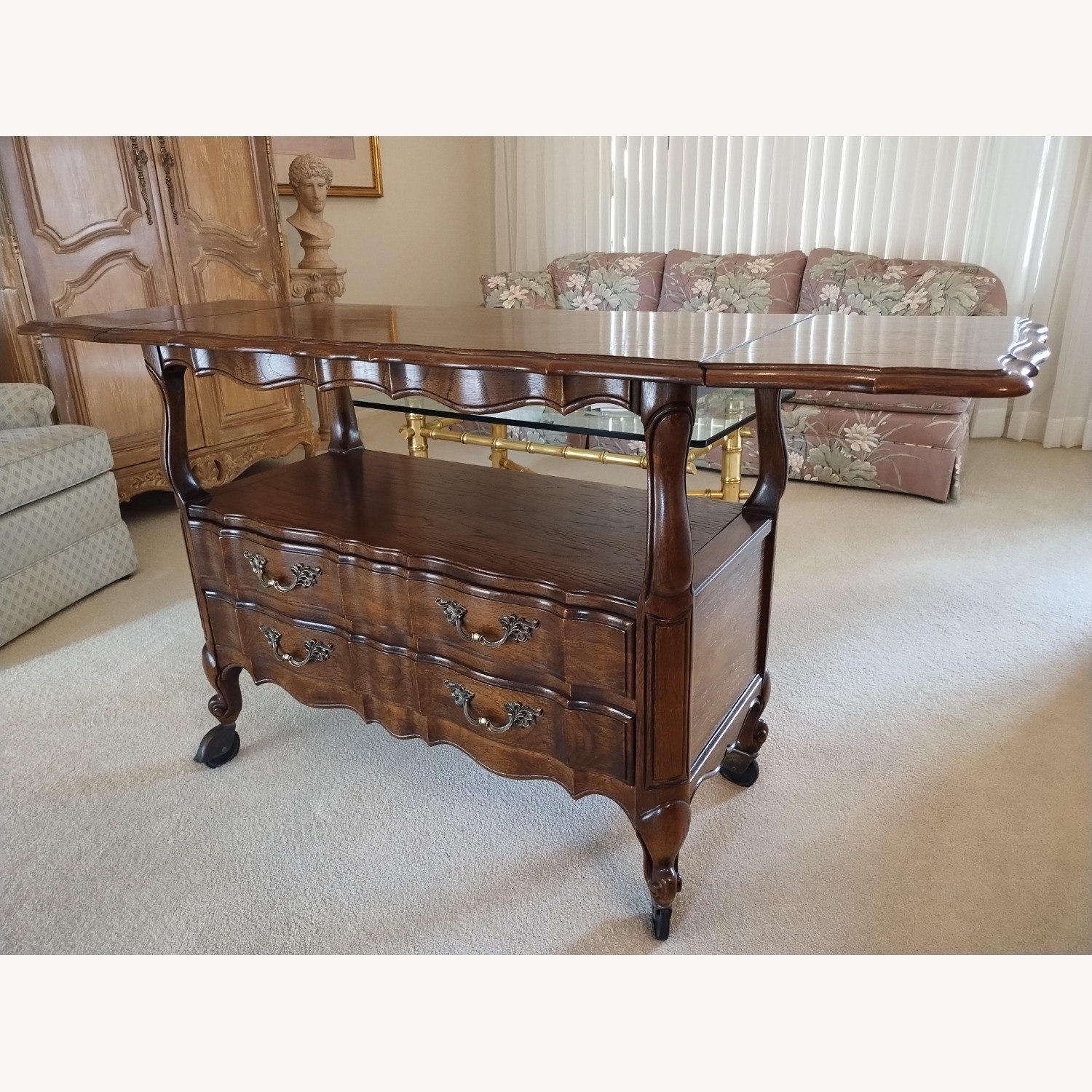 Thomasville Furniture Industries Wood Side Table - image-2