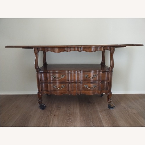 Used Thomasville Furniture Industries Wood Side Table for sale on AptDeco
