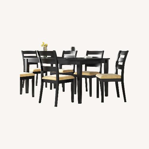 Used Wayfair Black Table with 4 Chairs for sale on AptDeco