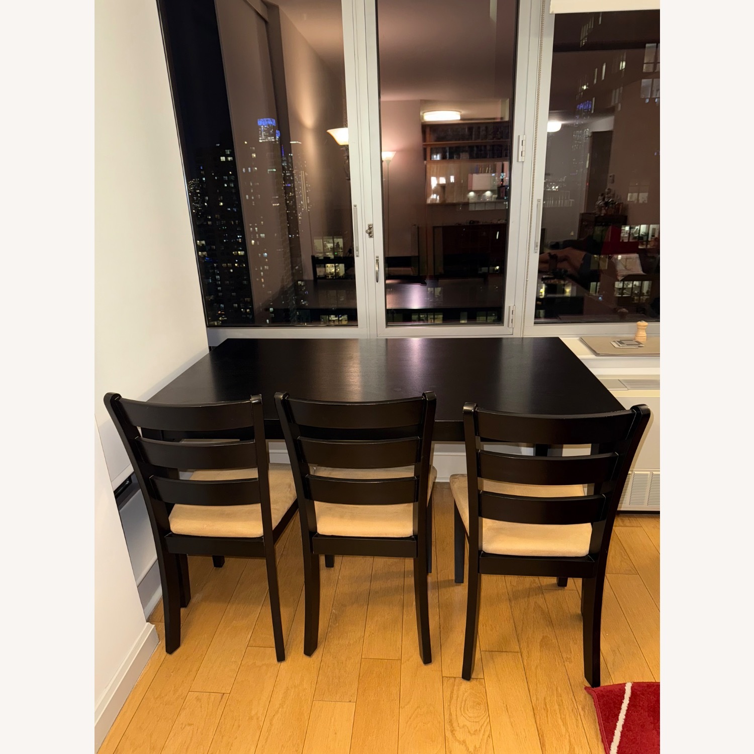 Wayfair Black Table with 4 Chairs - image-4