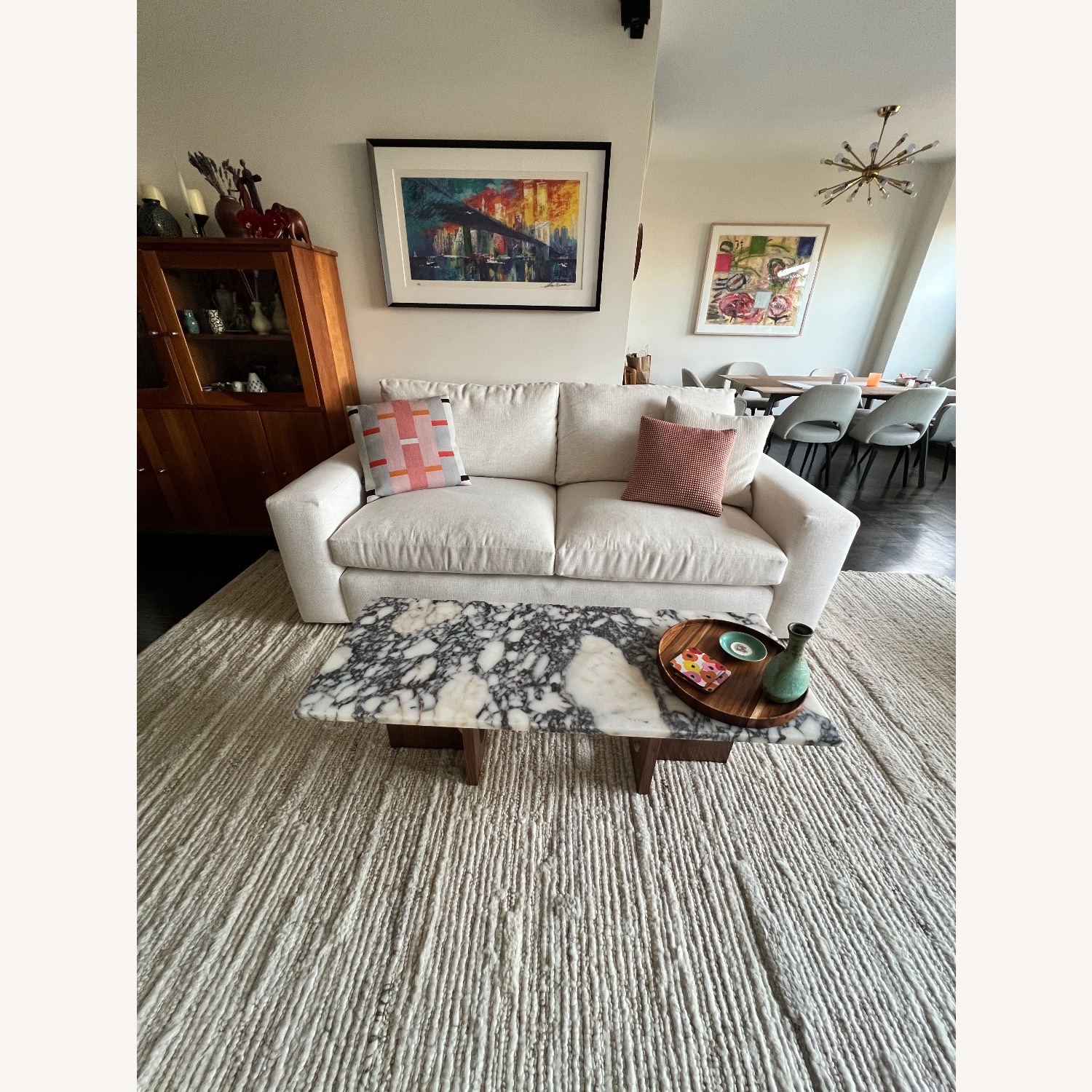 Arhaus Kipton Wide-arm Sofa 85” - Nomad Snow - image-4