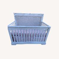 Natart Ithaca Wood Crib Padded Headboard White