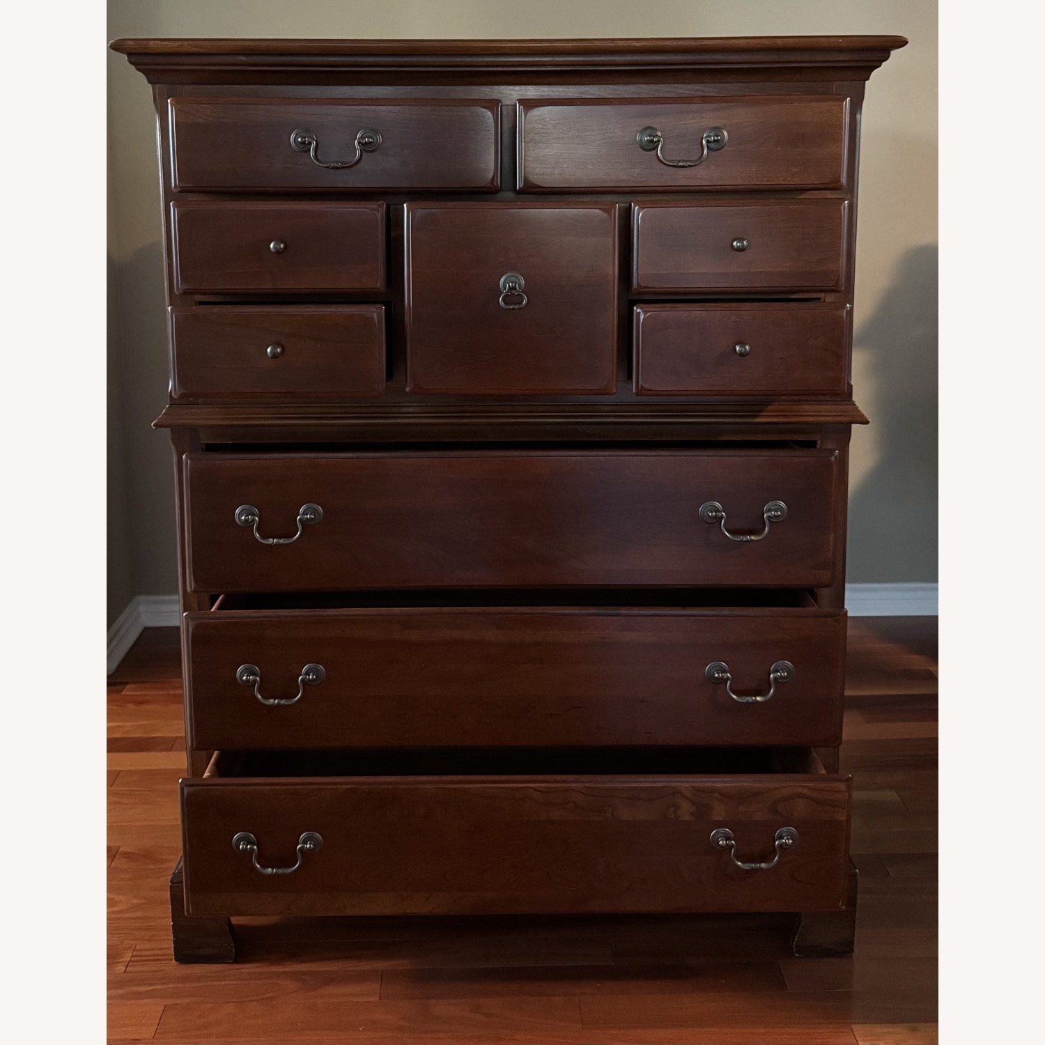 Solid Cherry Wood Chest - image-2