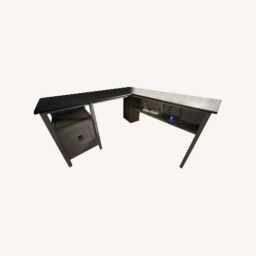 Used Light Gray Desk for sale on AptDeco