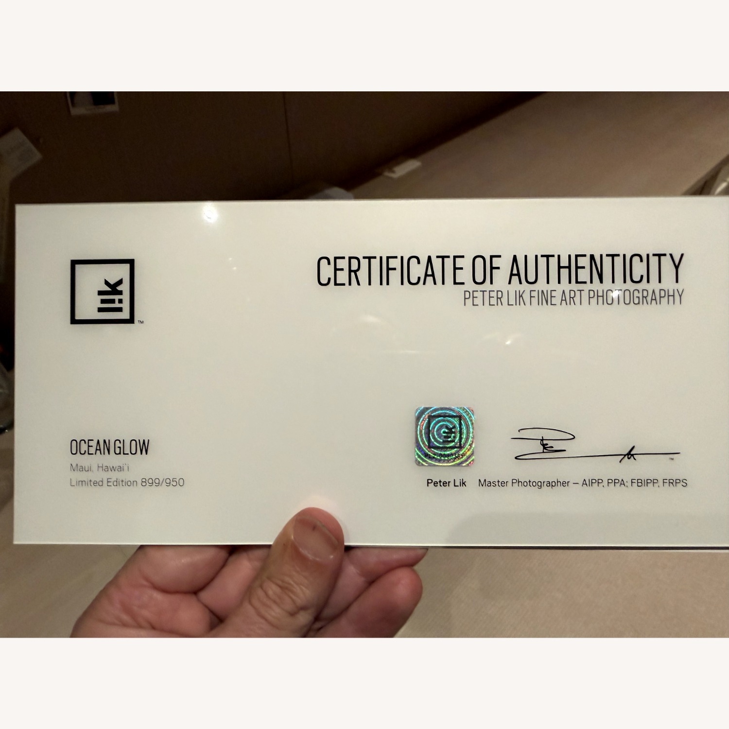 Peter Lik 59" x 39" Ocean Glow  - image-2