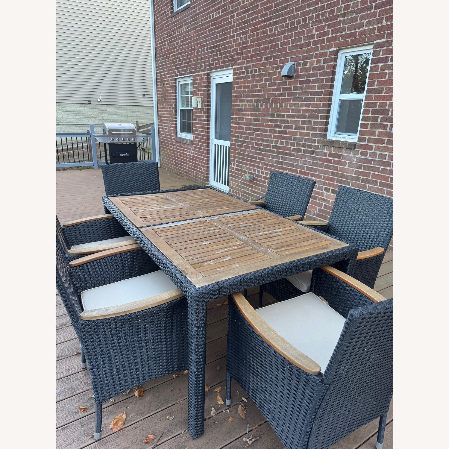 Amazon Dark Brown Wood Patio Furniture - image-2