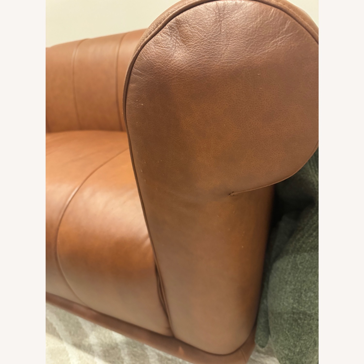 IKEA Viskafors Light Brown Leather 3+ Seater Sofa - AptDeco