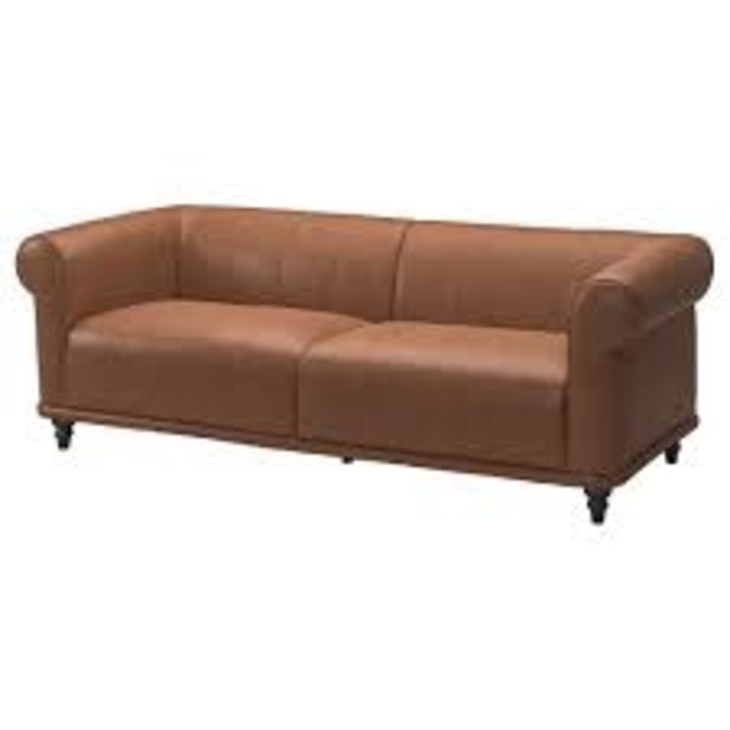 IKEA Viskafors Light Brown Leather 3+ Seater Sofa - AptDeco IKEA Viskafors Light Brown Leather 3+ Seater Sofa - AptDeco