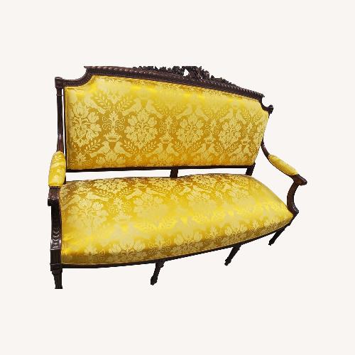 Used Vintage/Antique Yellow Chaise Lounge for sale on AptDeco