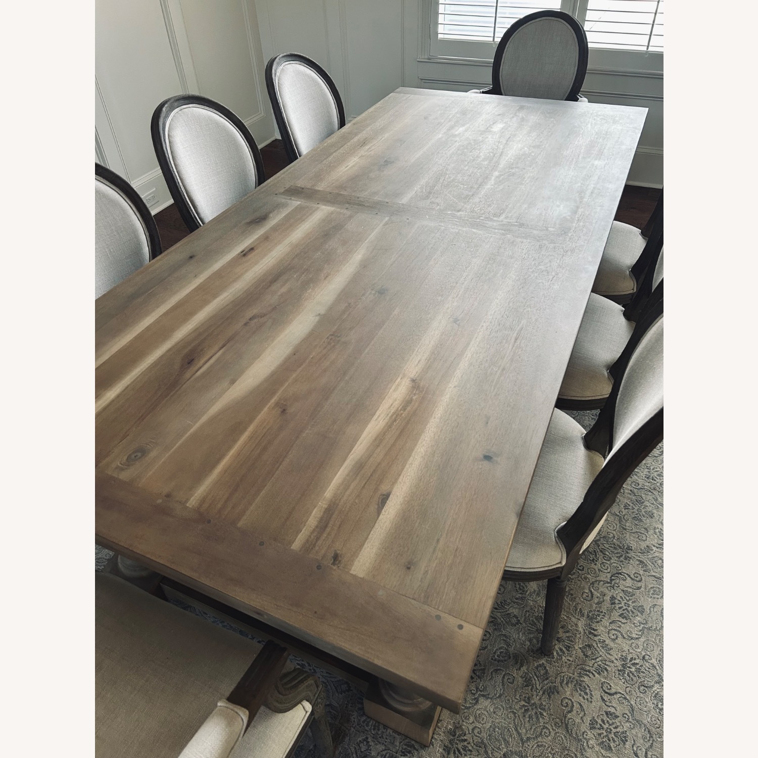 Restoration Hardware French Comtempory Dining Table Set   - image-5