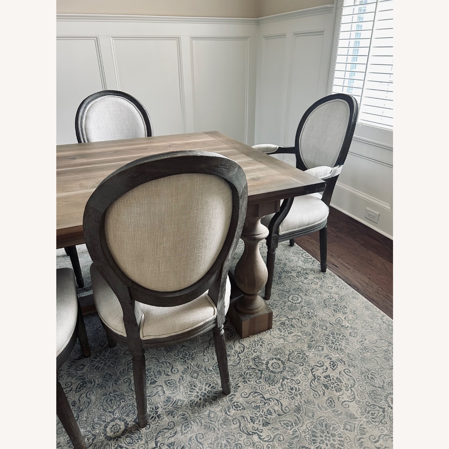 Restoration Hardware French Comtempory Dining Table Set   - image-4