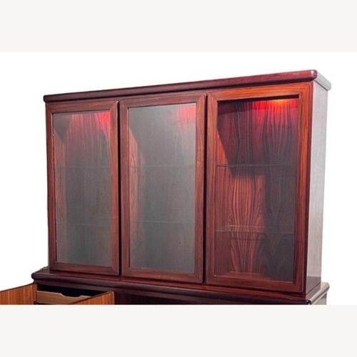 Used Scan china Cabinet With Glass Shelves/Doors for sale on AptDeco