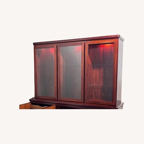 Used Scan china Cabinet With Glass Shelves/Doors for sale on AptDeco