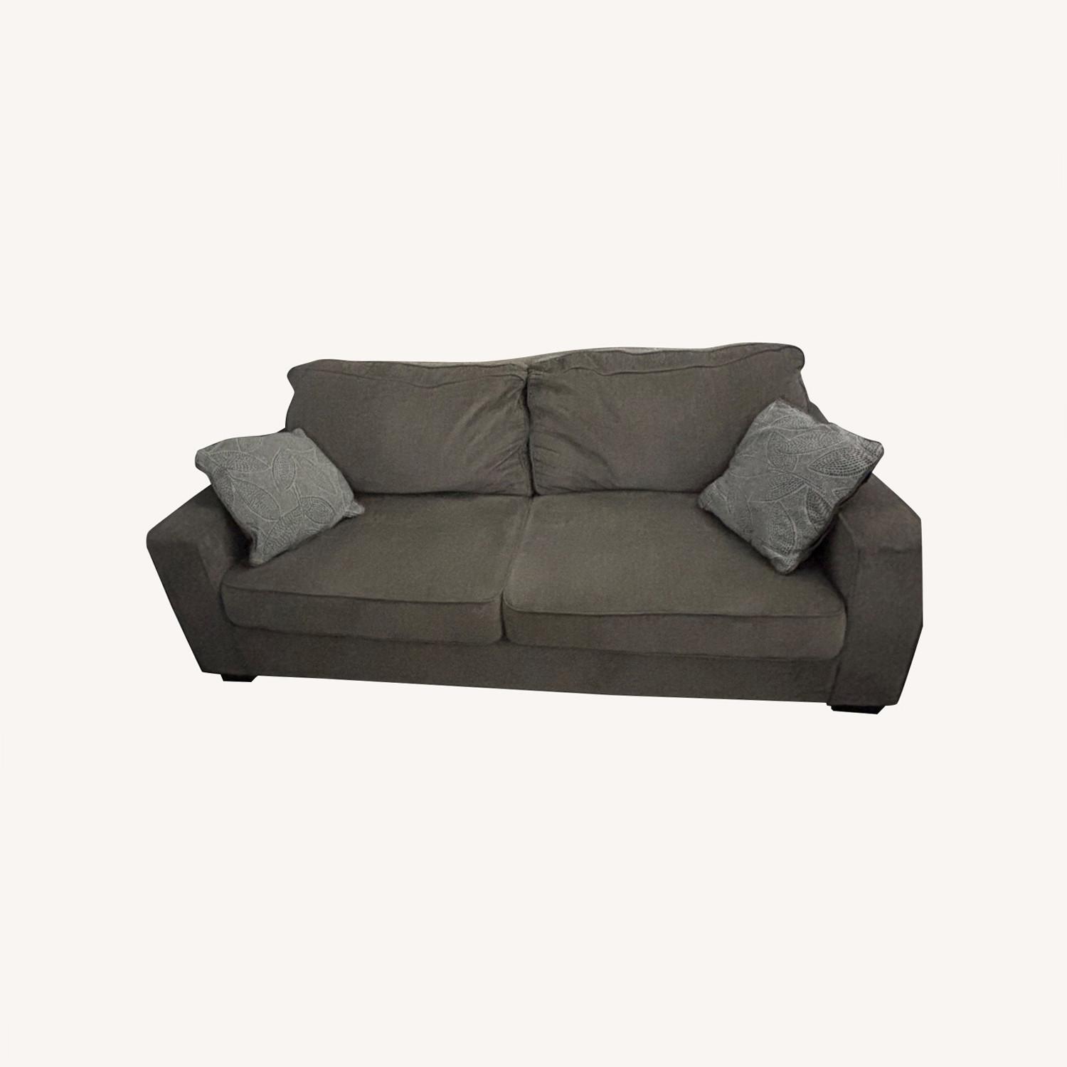 Ashley Dark Gray Couch - image-0