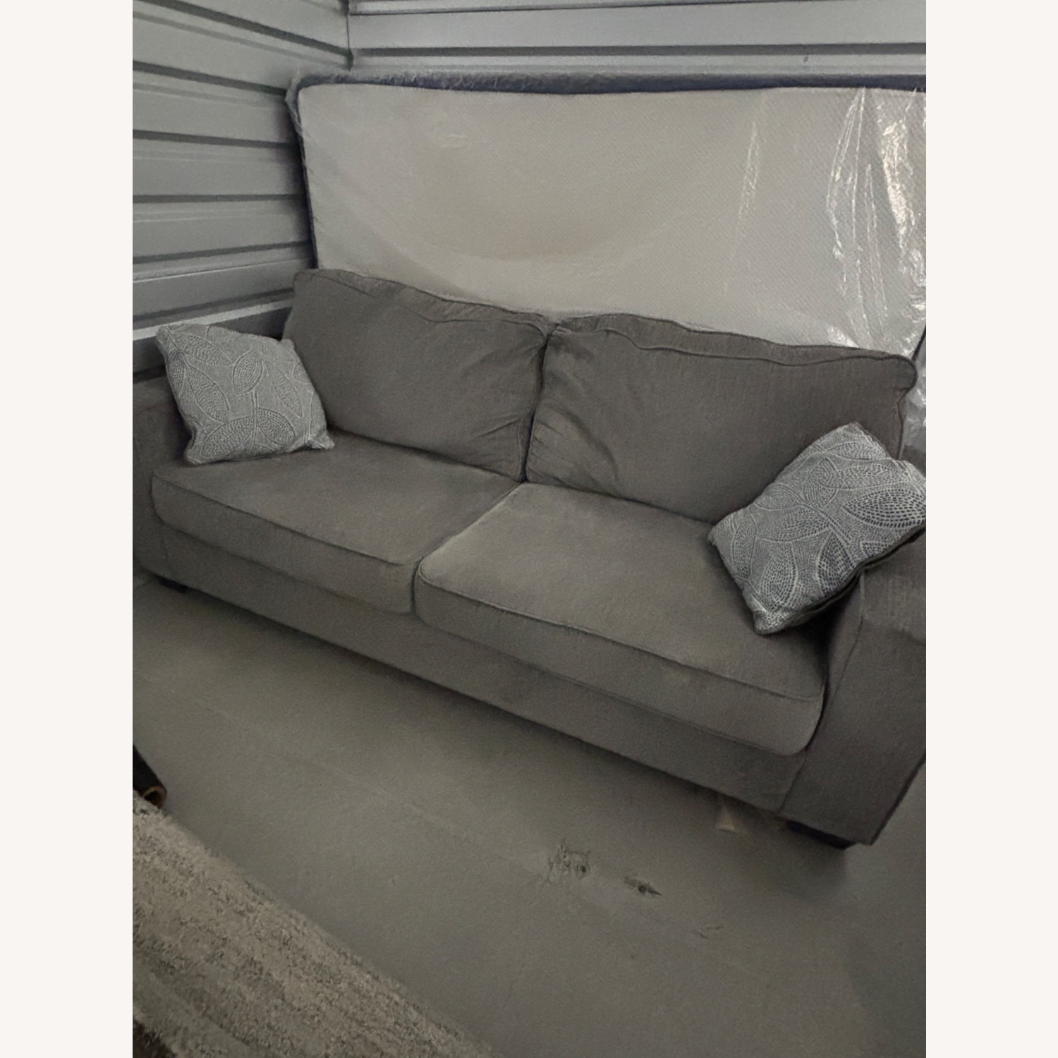 Ashley Dark Gray Couch - image-2