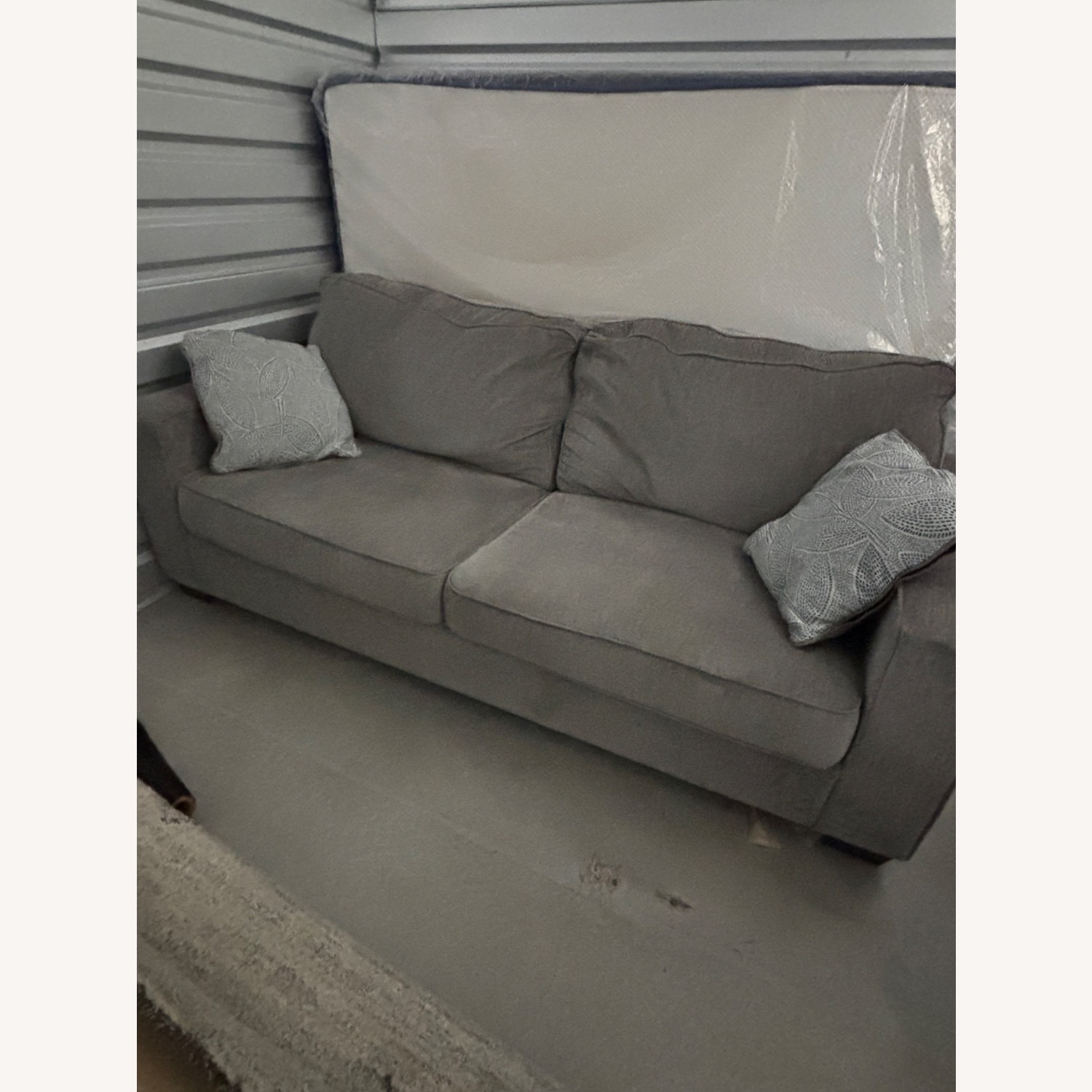 Ashley Dark Gray Couch - image-3