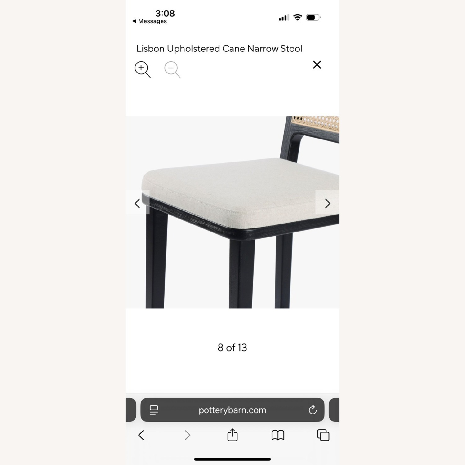 Pottery Barn Black Wood Stools - image-7