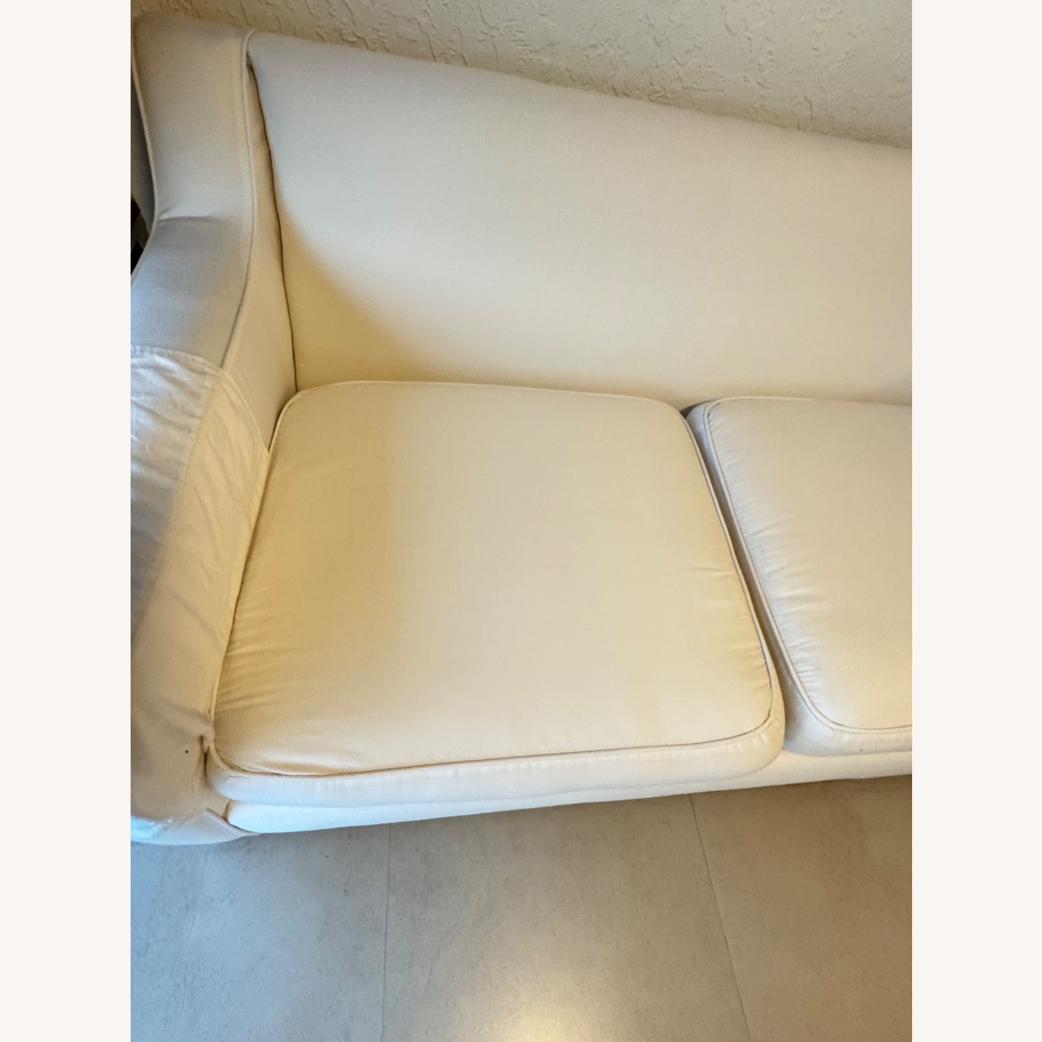 City Furniture White Fabric Loveseat - image-5