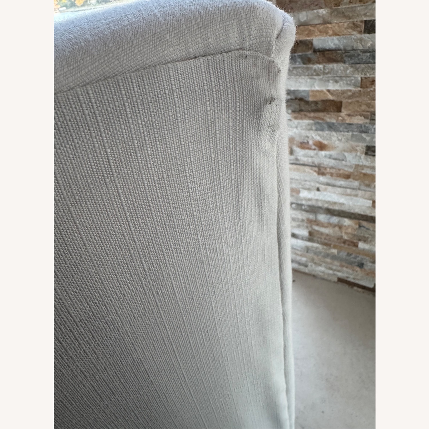 City Furniture White Fabric Loveseat - image-12