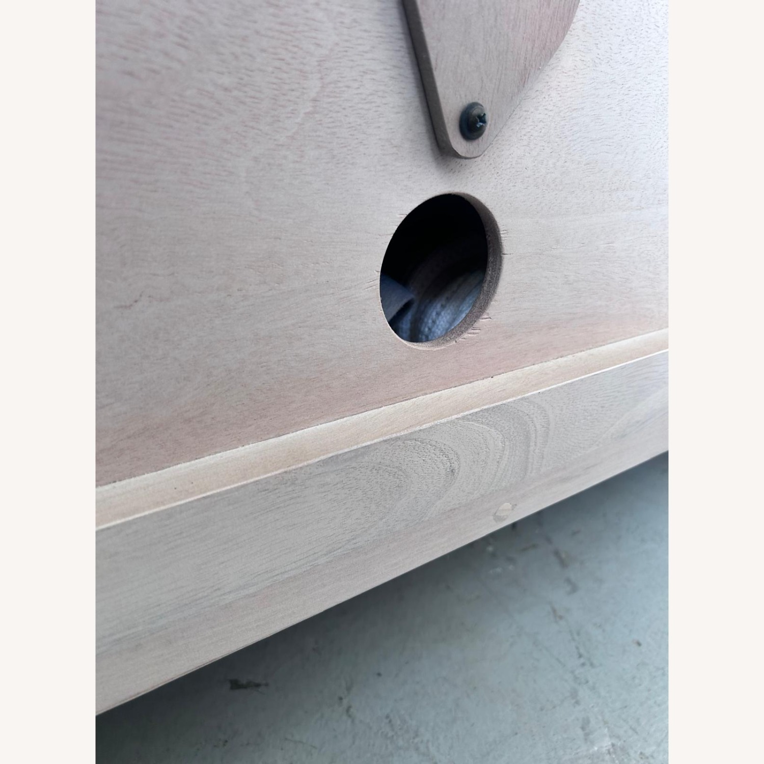 McGee and Co Light Gray Wood Media Storage - image-2