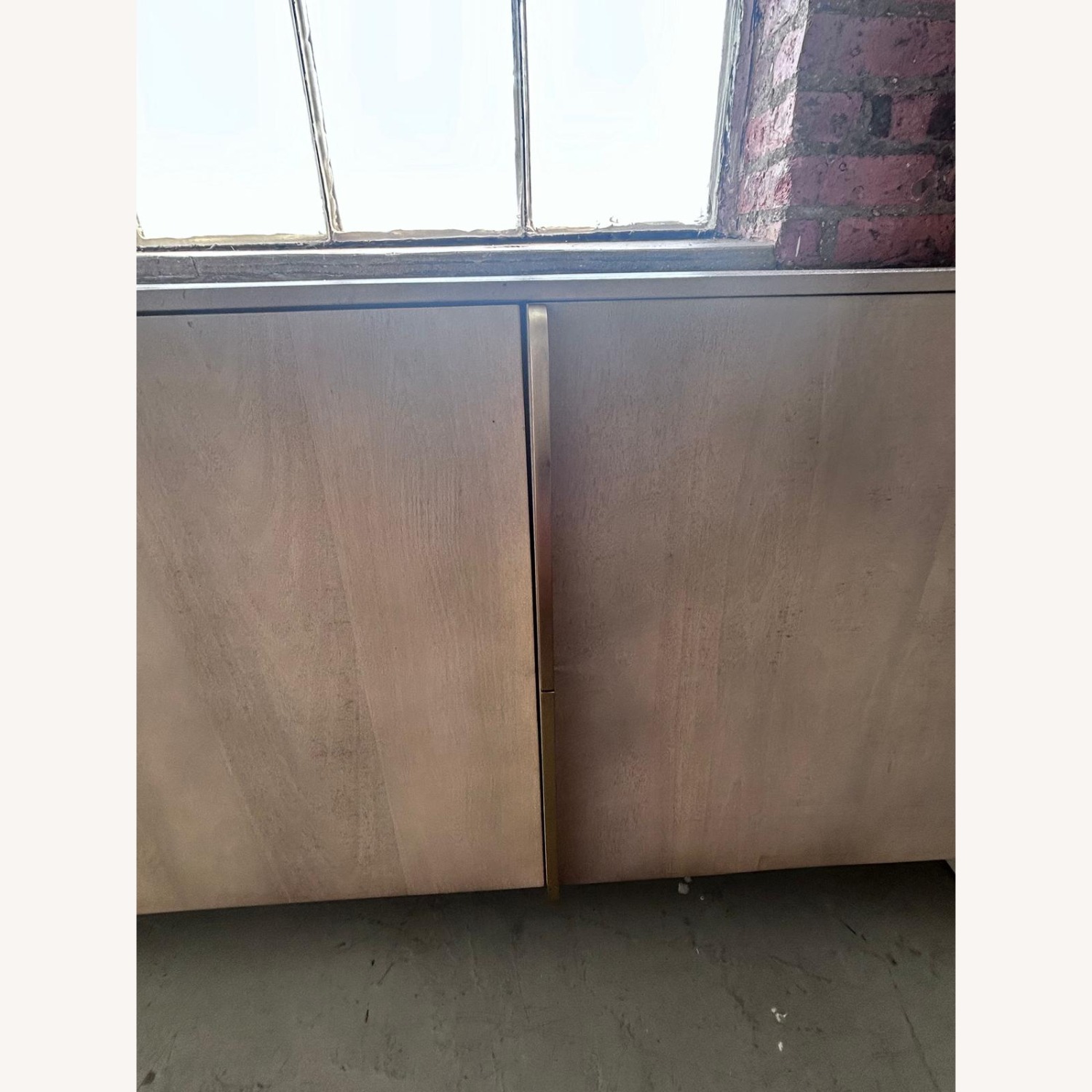 McGee and Co Light Gray Wood Media Storage - image-6