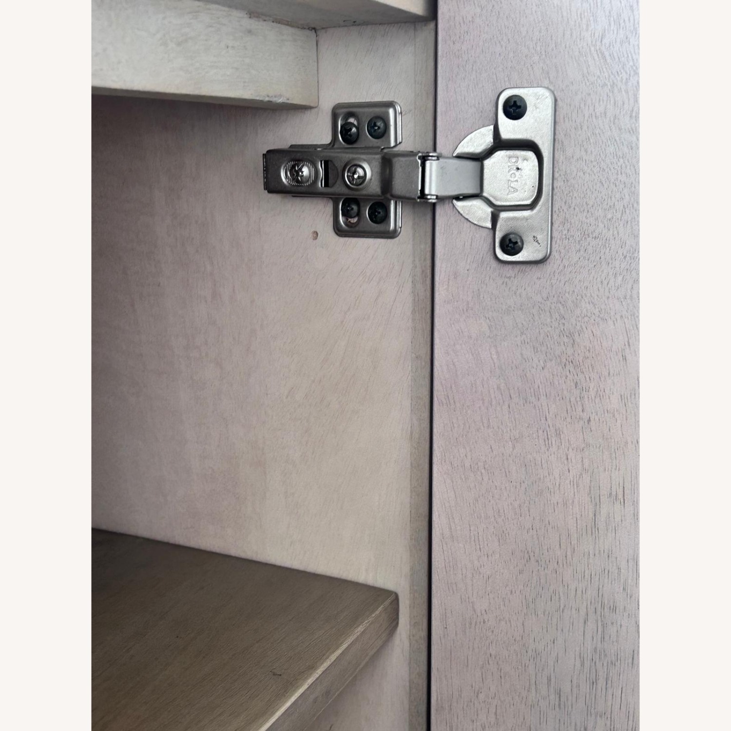 McGee and Co Light Gray Wood Media Storage - image-9