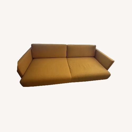 Used West Elm Andes Yellow Fabric Futon for sale on AptDeco