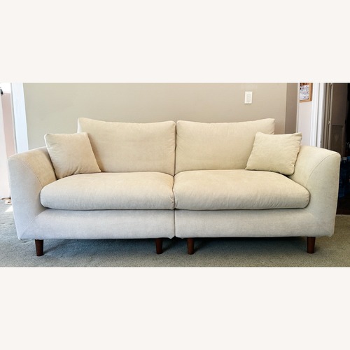 Used Mario Capasa Natural Wood 3+ Seater Sofa for sale on AptDeco
