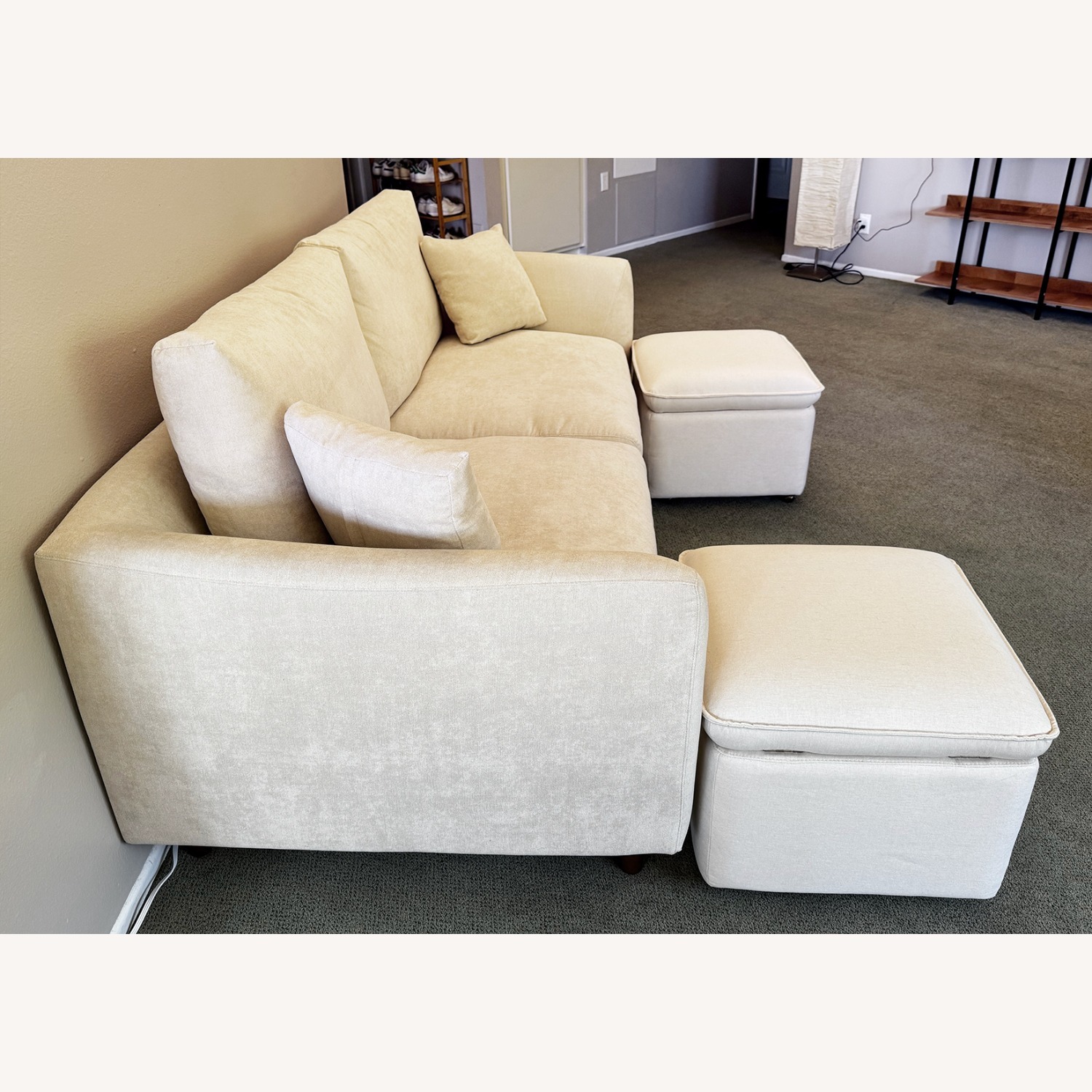 Mario Capasa Natural Wood 3+ Seater Sofa - image-2