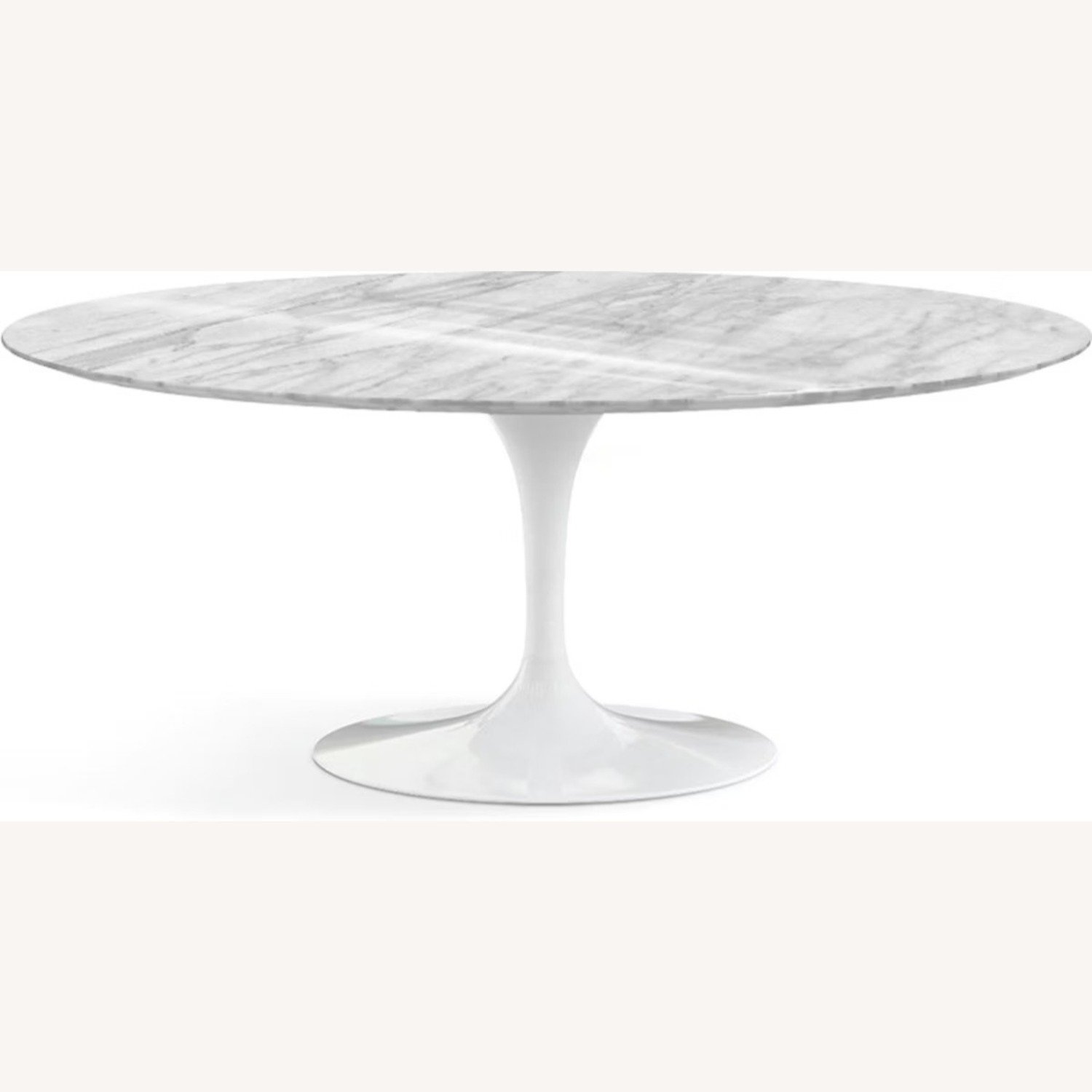 Eero Saarinen Knoll White Marble Dining Table - image-2