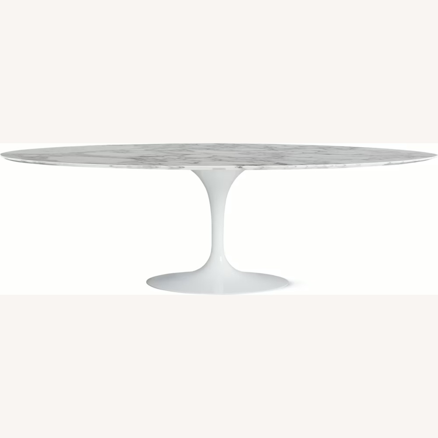 Eero Saarinen Knoll White Marble Dining Table - image-1