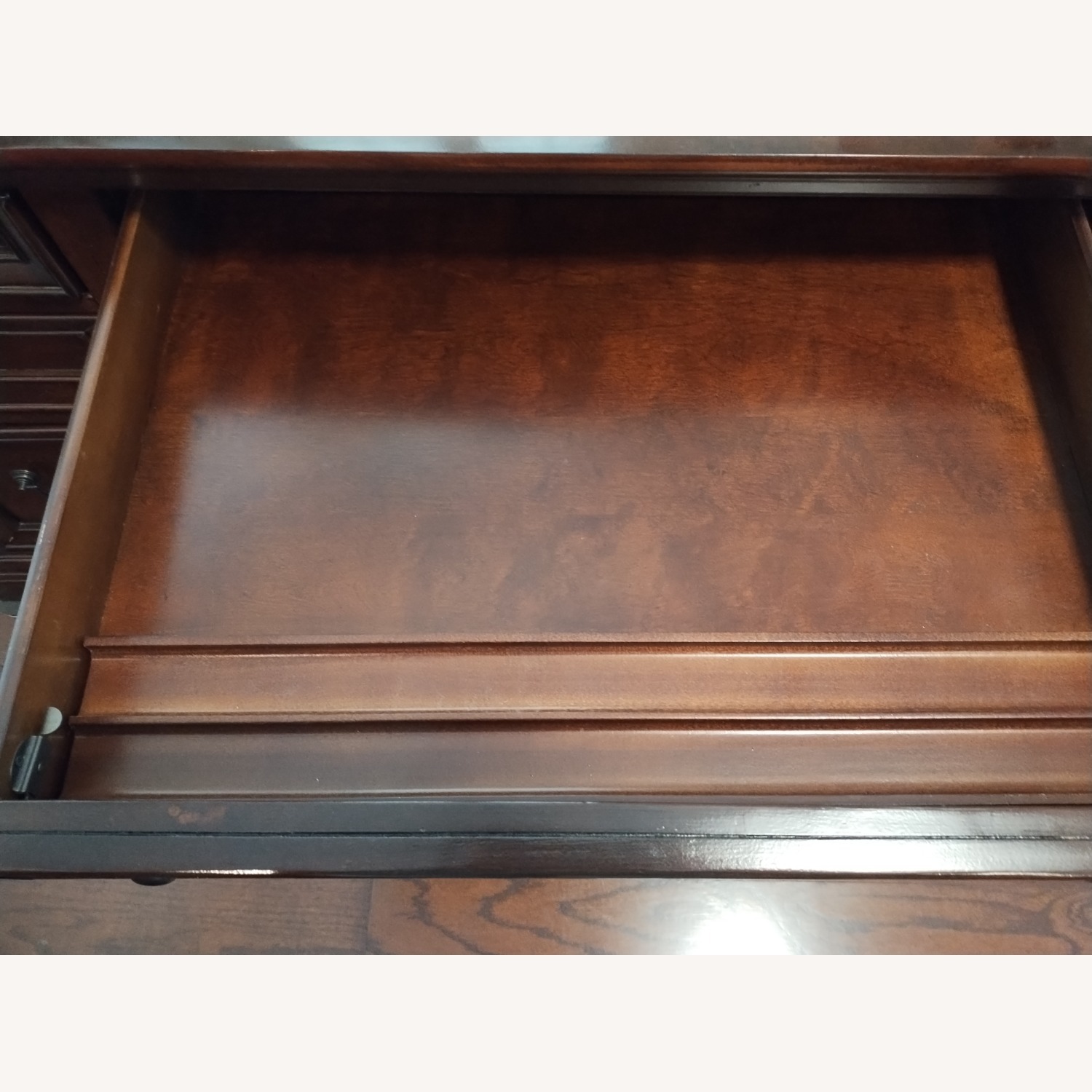 Flexsteel Dark Brown Wood Desk - image-4