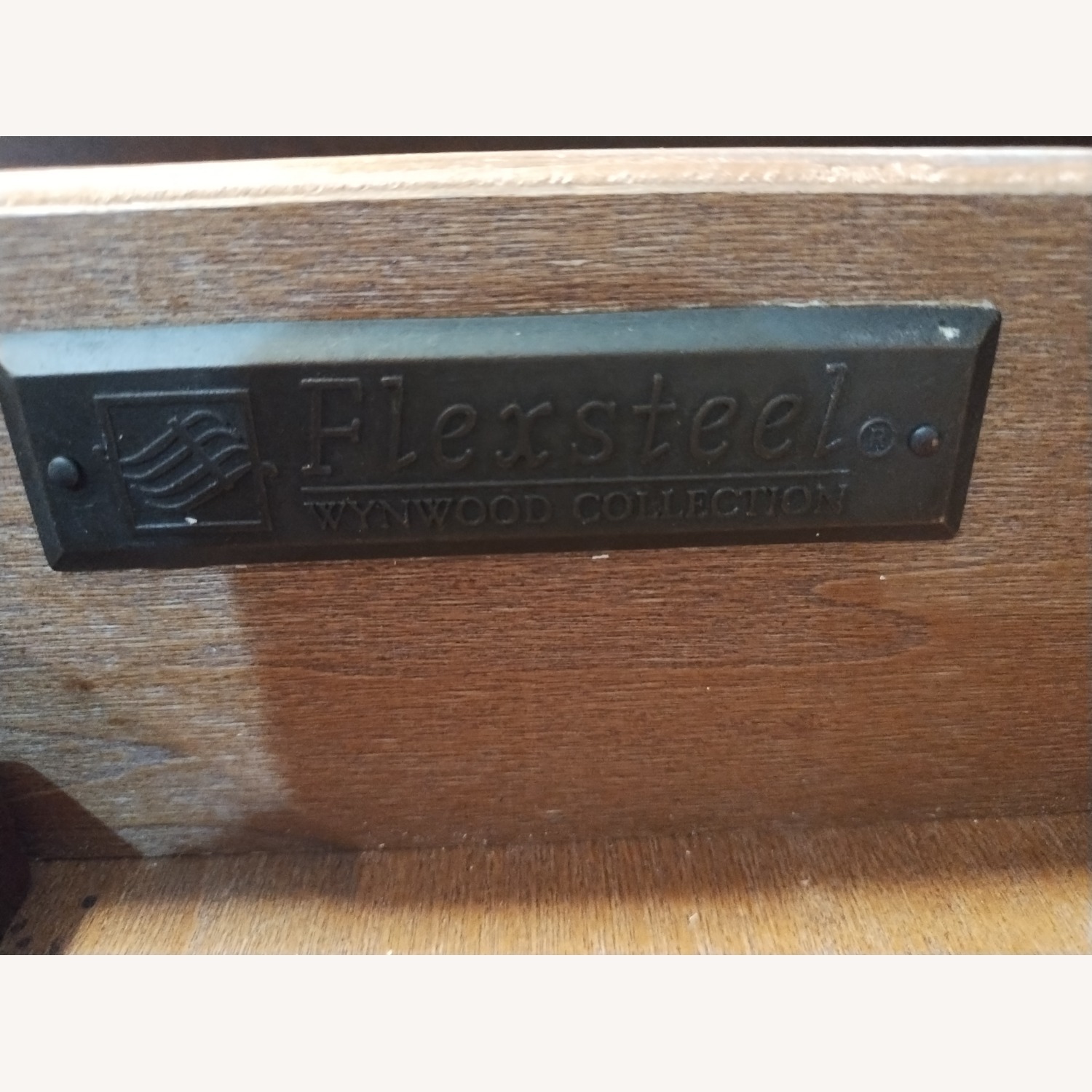 Flexsteel Dark Brown Wood Desk - image-6