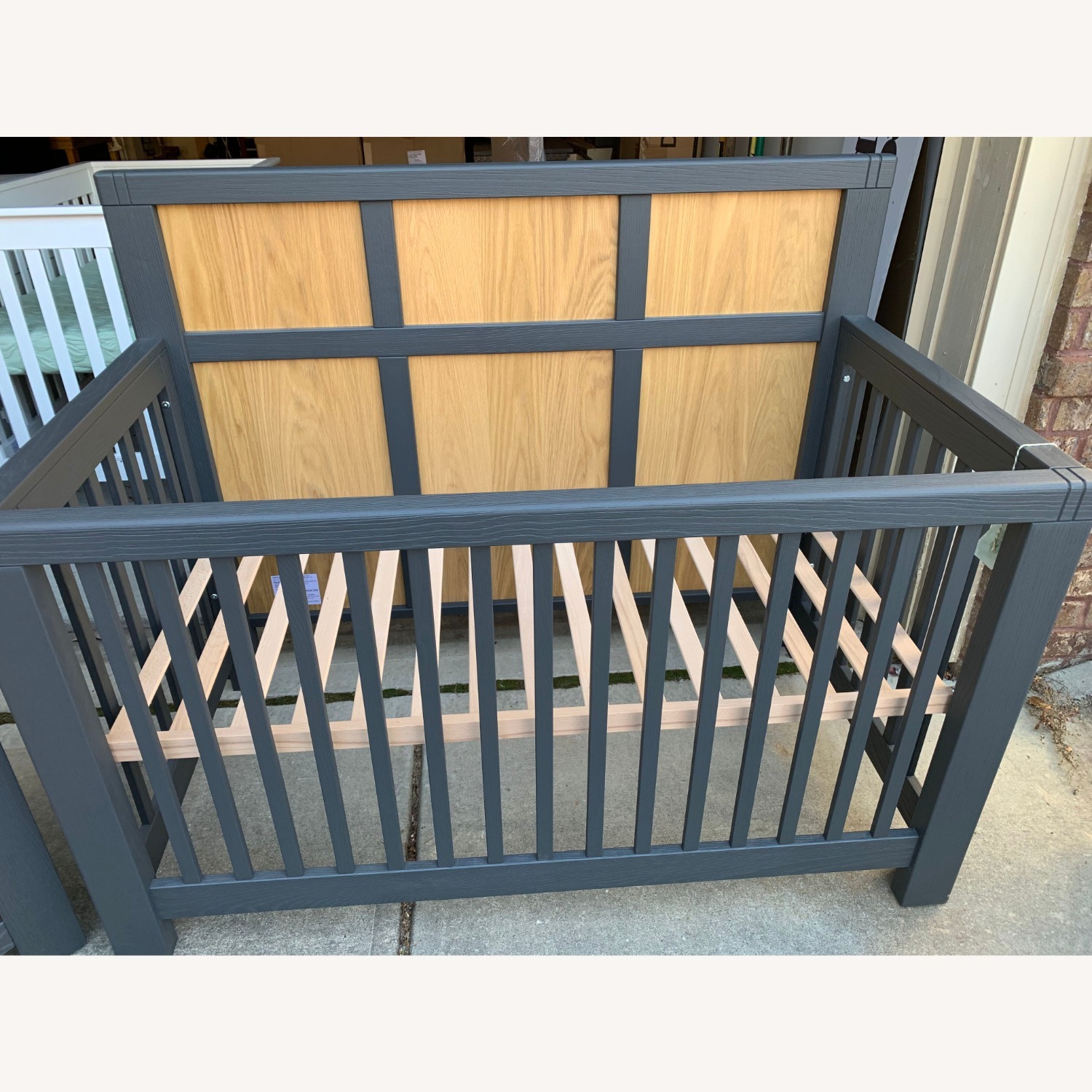 Natart Rustico Moderno Wood Crib - image-3