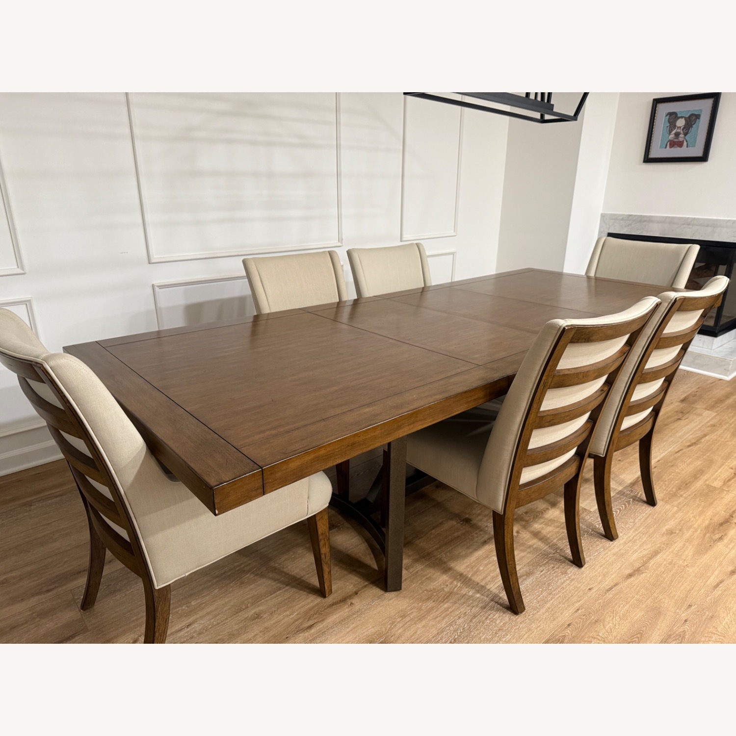 Havertys Dark Brown Wood Dining Sets - image-7